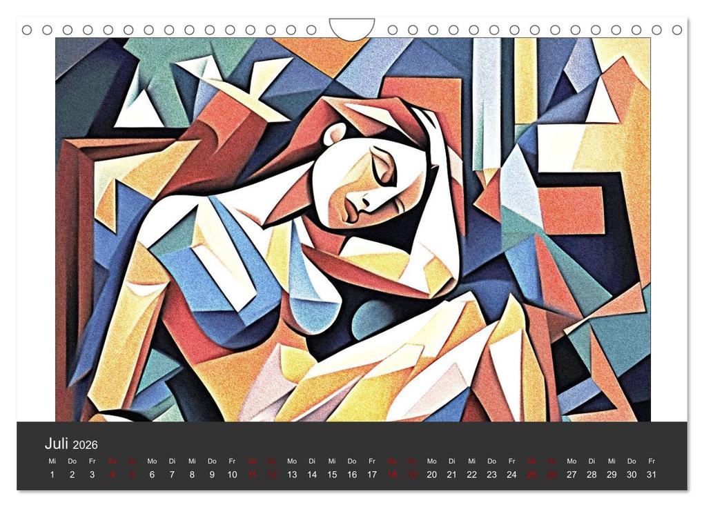 Weitere Ansicht: Kubistische Frauen Bilder (Wandkalender 2026 DIN A4 quer), CALVENDO Monatskalender | Calvendo, JOACHIM.G.SCHÄFER, JOACHIM.G.SCHÄFER JOACHIM.G.SCHÄFER