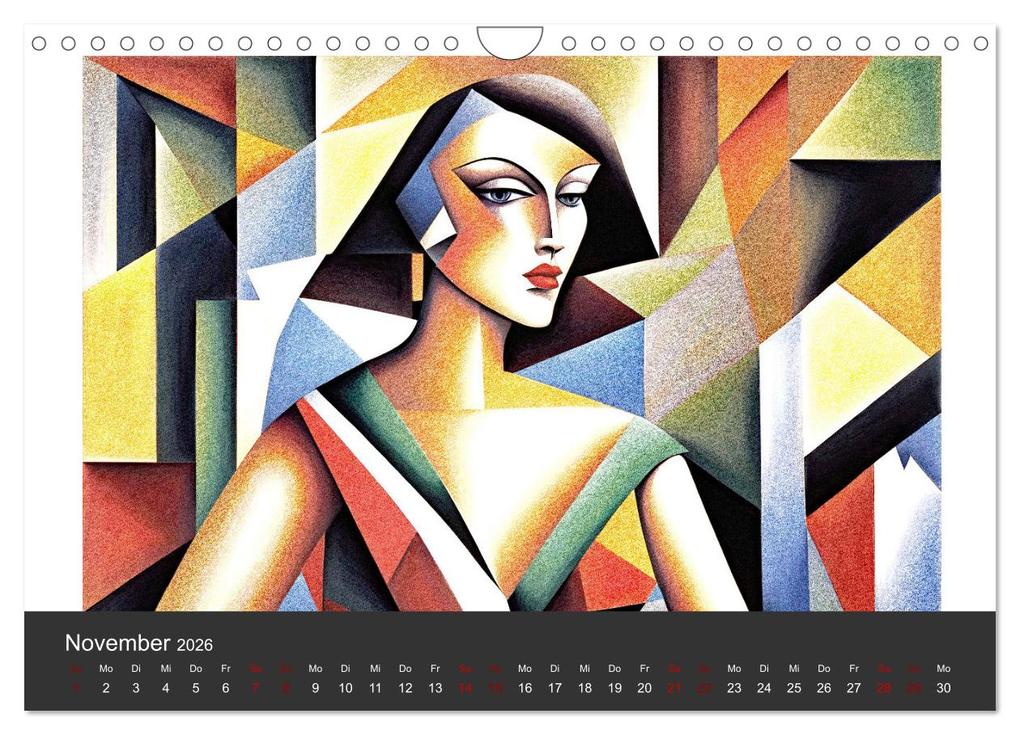 Weitere Ansicht: Kubistische Frauen Bilder (Wandkalender 2026 DIN A4 quer), CALVENDO Monatskalender | Calvendo, JOACHIM.G.SCHÄFER, JOACHIM.G.SCHÄFER JOACHIM.G.SCHÄFER