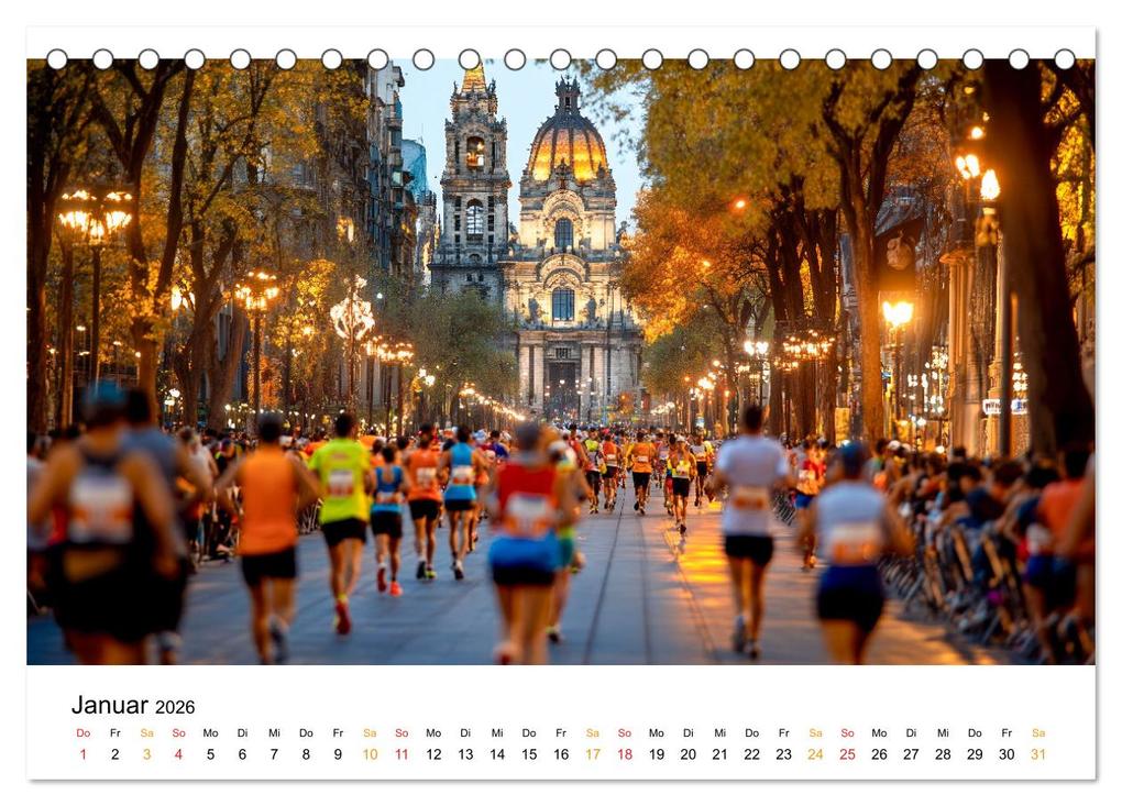 Weitere Ansicht: Marathon Power (Tischkalender 2026 DIN A5 quer), CALVENDO Monatskalender | Calvendo, Peter Roder