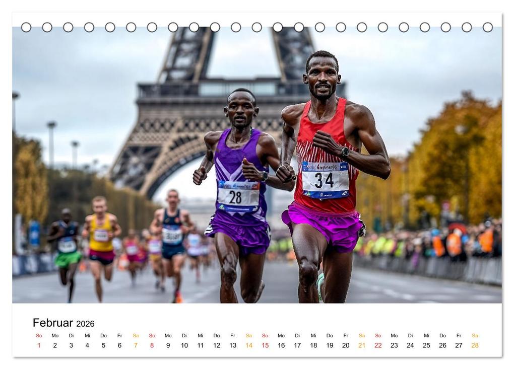 Weitere Ansicht: Marathon Power (Tischkalender 2026 DIN A5 quer), CALVENDO Monatskalender | Calvendo, Peter Roder