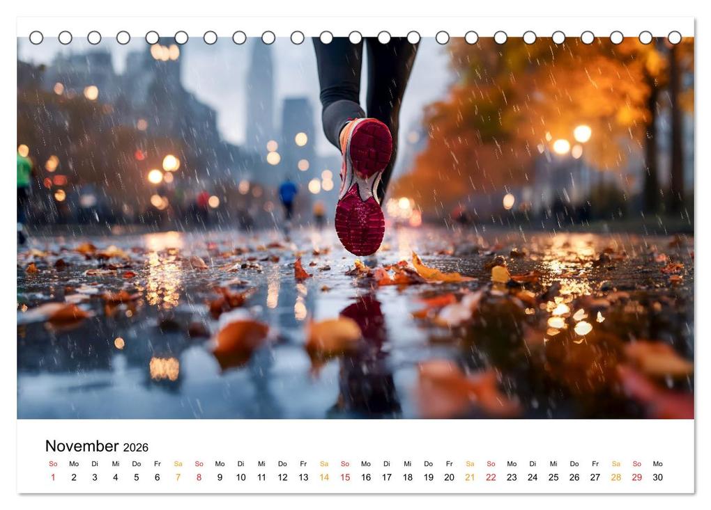 Weitere Ansicht: Marathon Power (Tischkalender 2026 DIN A5 quer), CALVENDO Monatskalender | Calvendo, Peter Roder