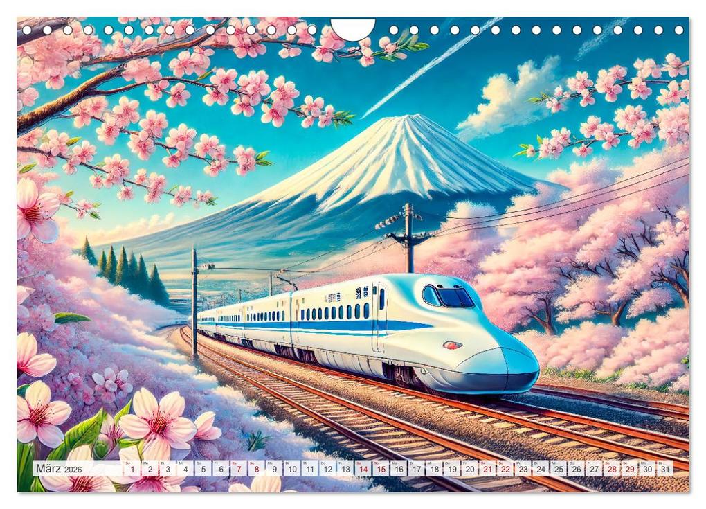 Weitere Ansicht: Faszination Eisenbahn - Lokomotiven und Landschaften der Welt (Wandkalender 2026 DIN A4 quer), CALVENDO Monatskalender | Calvendo, Anja Frost