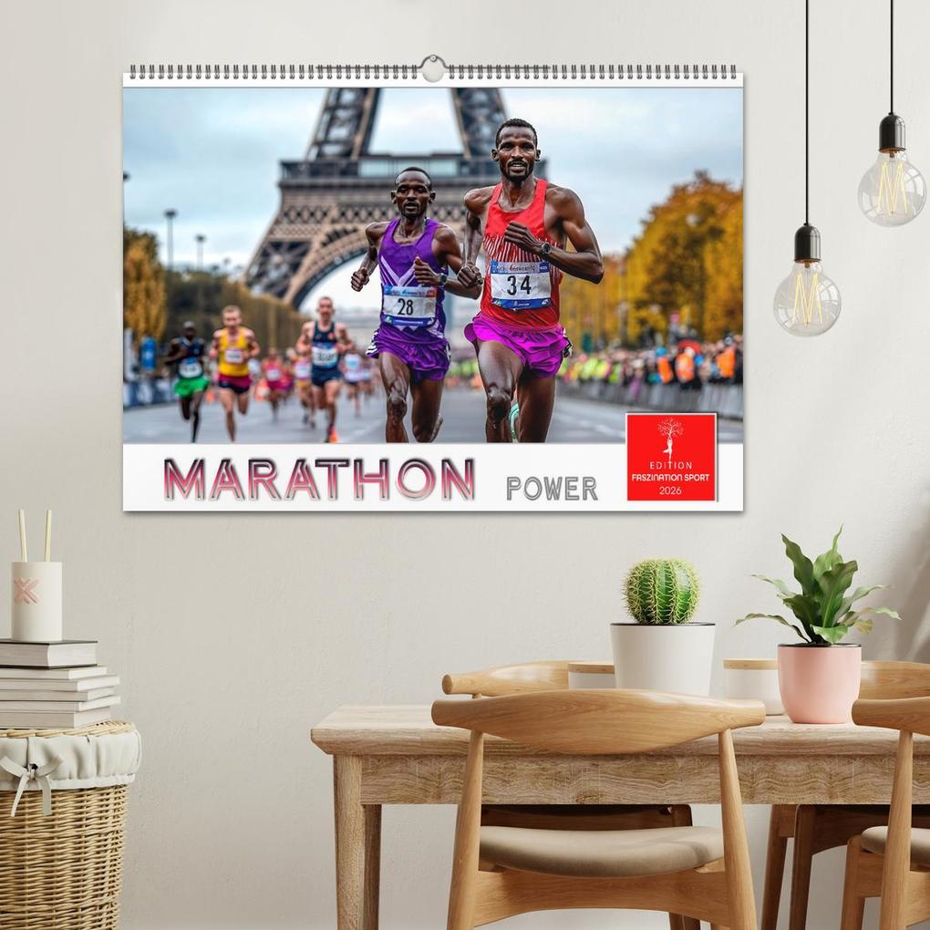 Weitere Ansicht: Marathon Power (Wandkalender 2026 DIN A2 quer), CALVENDO Monatskalender | Calvendo, Peter Roder
