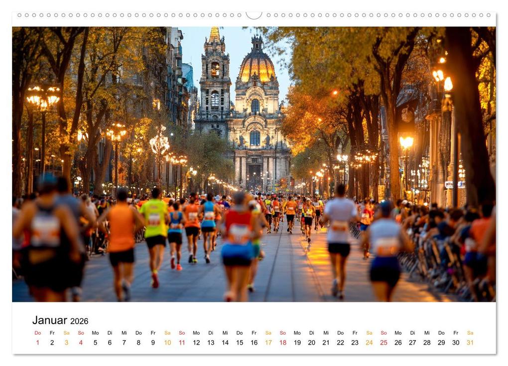 Weitere Ansicht: Marathon Power (Wandkalender 2026 DIN A2 quer), CALVENDO Monatskalender | Calvendo, Peter Roder
