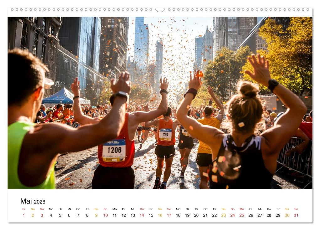 Weitere Ansicht: Marathon Power (Wandkalender 2026 DIN A2 quer), CALVENDO Monatskalender | Calvendo, Peter Roder