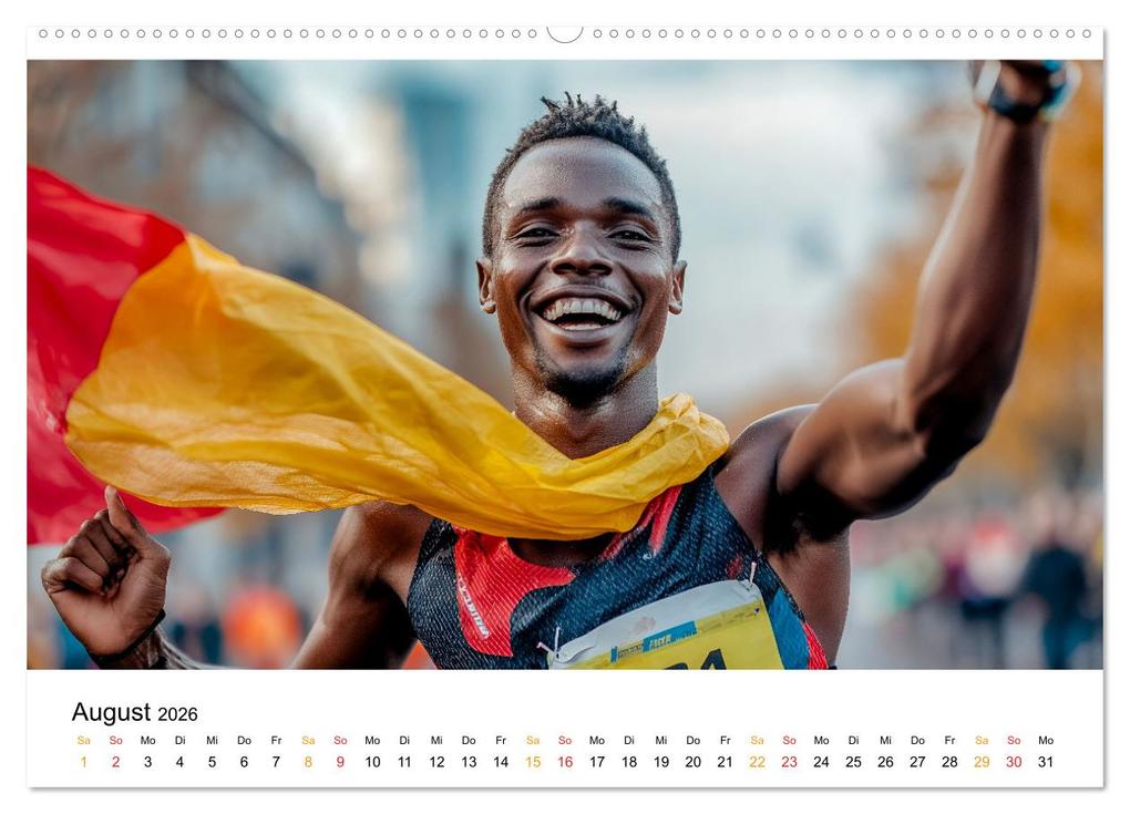 Weitere Ansicht: Marathon Power (Wandkalender 2026 DIN A2 quer), CALVENDO Monatskalender | Calvendo, Peter Roder