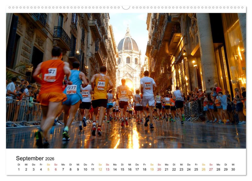 Weitere Ansicht: Marathon Power (Wandkalender 2026 DIN A2 quer), CALVENDO Monatskalender | Calvendo, Peter Roder