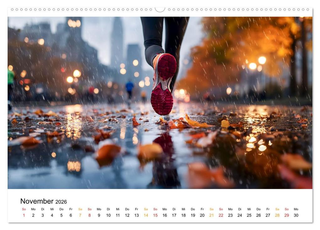 Weitere Ansicht: Marathon Power (Wandkalender 2026 DIN A2 quer), CALVENDO Monatskalender | Calvendo, Peter Roder