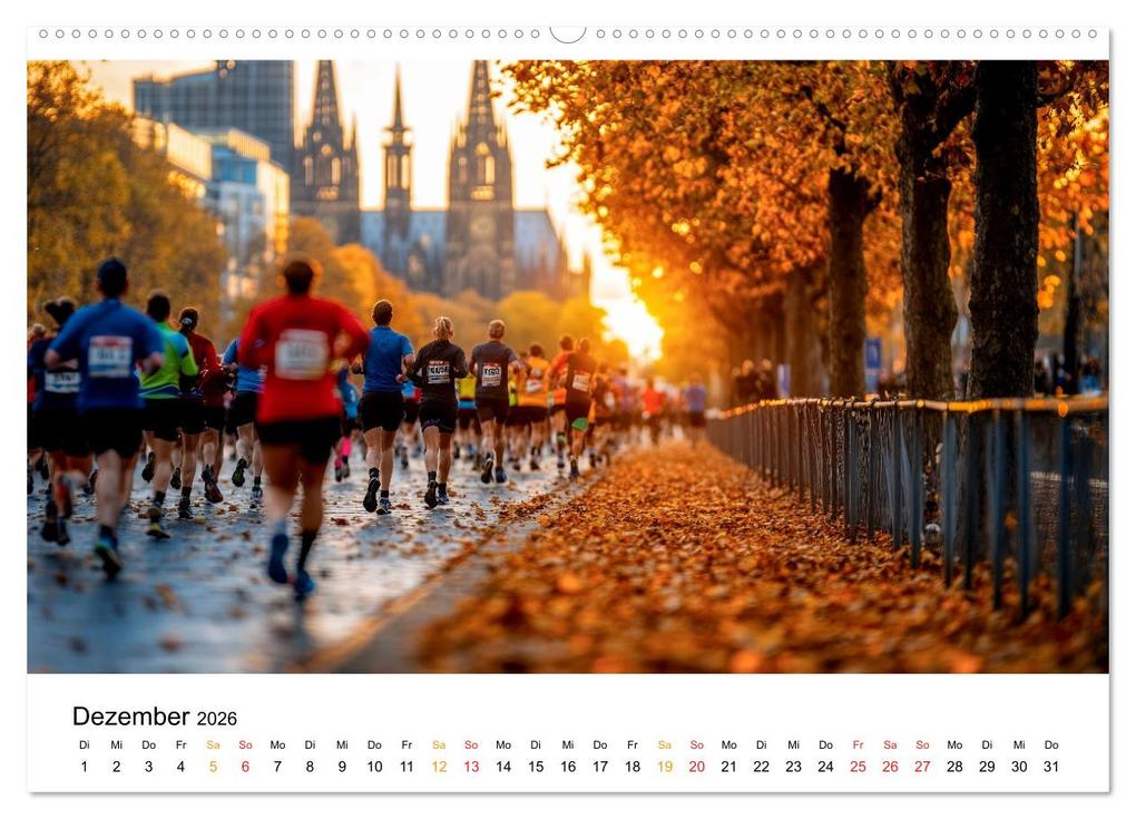 Weitere Ansicht: Marathon Power (Wandkalender 2026 DIN A2 quer), CALVENDO Monatskalender | Calvendo, Peter Roder
