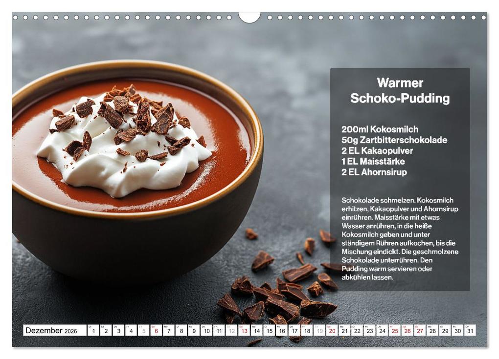 Weitere Ansicht: Veganes Soulfood - Leichte vegan Rezepte für jeden Monat (Wandkalender 2026 DIN A3 quer), CALVENDO Monatskalender | Calvendo