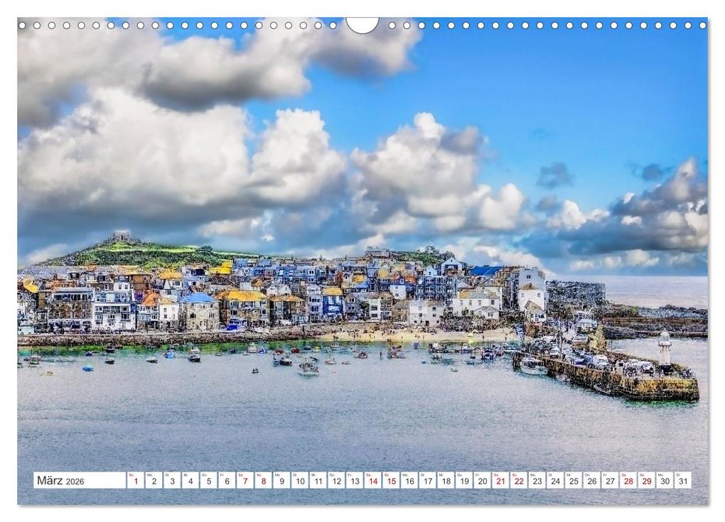 Weitere Ansicht: Cornwall - Malerische Landschaften mit grandiosen Küsten (Wandkalender 2026 DIN A3 quer), CALVENDO Monatskalender | Dieter Meyer, Calvendo