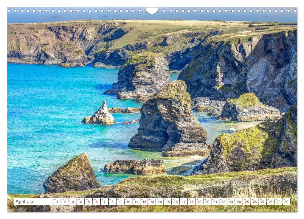 Weitere Ansicht: Cornwall - Malerische Landschaften mit grandiosen Küsten (Wandkalender 2026 DIN A3 quer), CALVENDO Monatskalender | Dieter Meyer, Calvendo