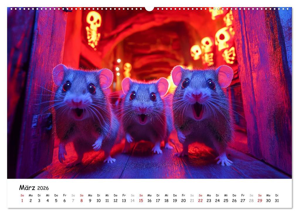 Weitere Ansicht: Hamster im Freizeitpark - Lustiger Kalender mit Jahrmarkt-Motiven (hochwertiger Premium Wandkalender 2026 DIN A2 quer), Kunstdruck in Hochglanz | MB Fotografie, Calvendo