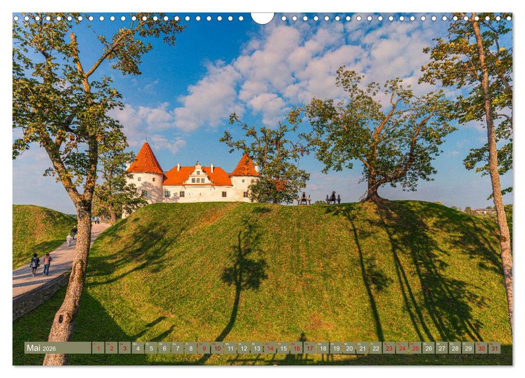 Weitere Ansicht: Via Baltica - eine Reise durch Estland, Lettland und Litauen (Wandkalender 2026 DIN A3 quer), CALVENDO Monatskalender | Ulrich Männel, Calvendo