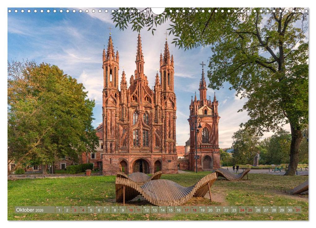 Weitere Ansicht: Via Baltica - eine Reise durch Estland, Lettland und Litauen (Wandkalender 2026 DIN A3 quer), CALVENDO Monatskalender | Ulrich Männel, Calvendo