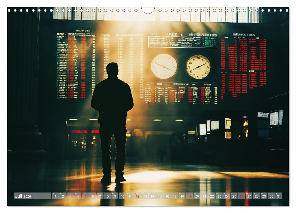 Weitere Ansicht: Börsenkalender - der Kalender für Aktien, Trader und Börsenprofis. (Wandkalender 2026 DIN A3 quer), CALVENDO Monatskalender | MB - Fotografie, Calvendo