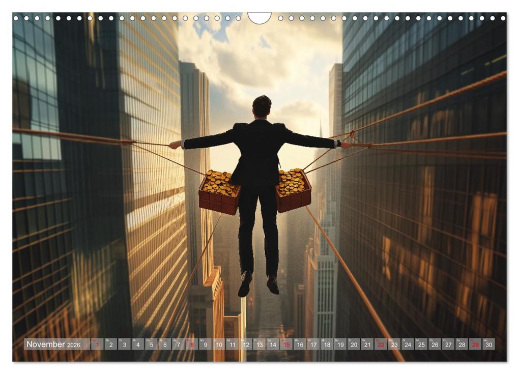 Weitere Ansicht: Börsenkalender - der Kalender für Aktien, Trader und Börsenprofis. (Wandkalender 2026 DIN A3 quer), CALVENDO Monatskalender | MB - Fotografie, Calvendo