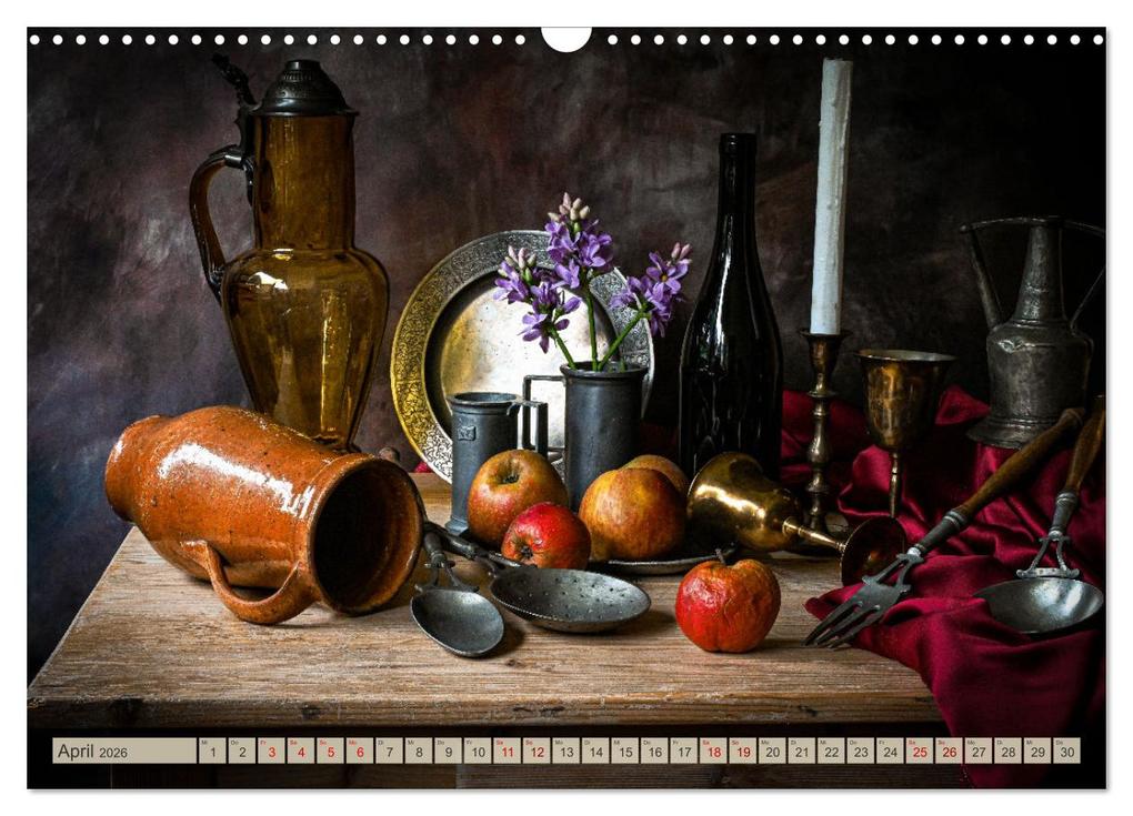 Weitere Ansicht: Stillleben Alte Meister (Wandkalender 2026 DIN A3 quer), CALVENDO Monatskalender | Stratmann-Fotografie Stratmann-Fotografie, Calvendo, Stratmann-Fotografie