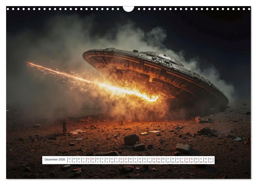 Weitere Ansicht: Fliegende Untertasse - Die große Fantasiereise (Wandkalender 2026 DIN A3 quer), CALVENDO Monatskalender | Alain Gaymard, Calvendo