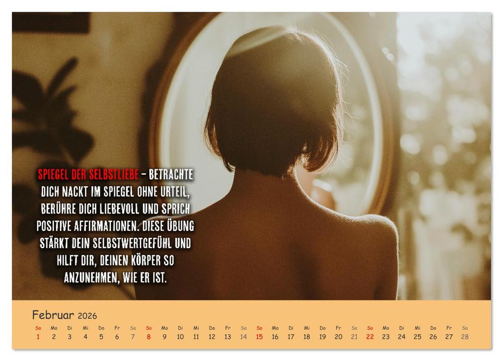 Weitere Ansicht: Dein Achtsamkeitskalender (Tischkalender 2026 DIN A5 quer), CALVENDO Monatskalender | MB Fotografie, Calvendo
