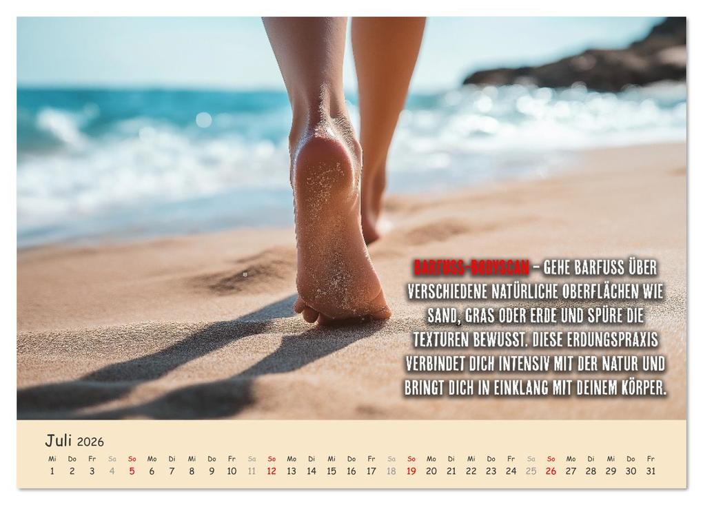 Weitere Ansicht: Dein Achtsamkeitskalender (Tischkalender 2026 DIN A5 quer), CALVENDO Monatskalender | MB Fotografie, Calvendo