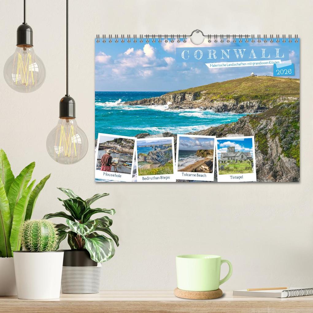 Weitere Ansicht: Cornwall - Malerische Landschaften mit grandiosen Küsten (Wandkalender 2026 DIN A4 quer), CALVENDO Monatskalender | Dieter Meyer, Calvendo
