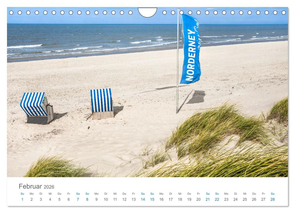 Weitere Ansicht: Norderney Sehnsuchtskalender (Wandkalender 2026 DIN A4 quer), CALVENDO Monatskalender | Dietmar Scherf, Calvendo