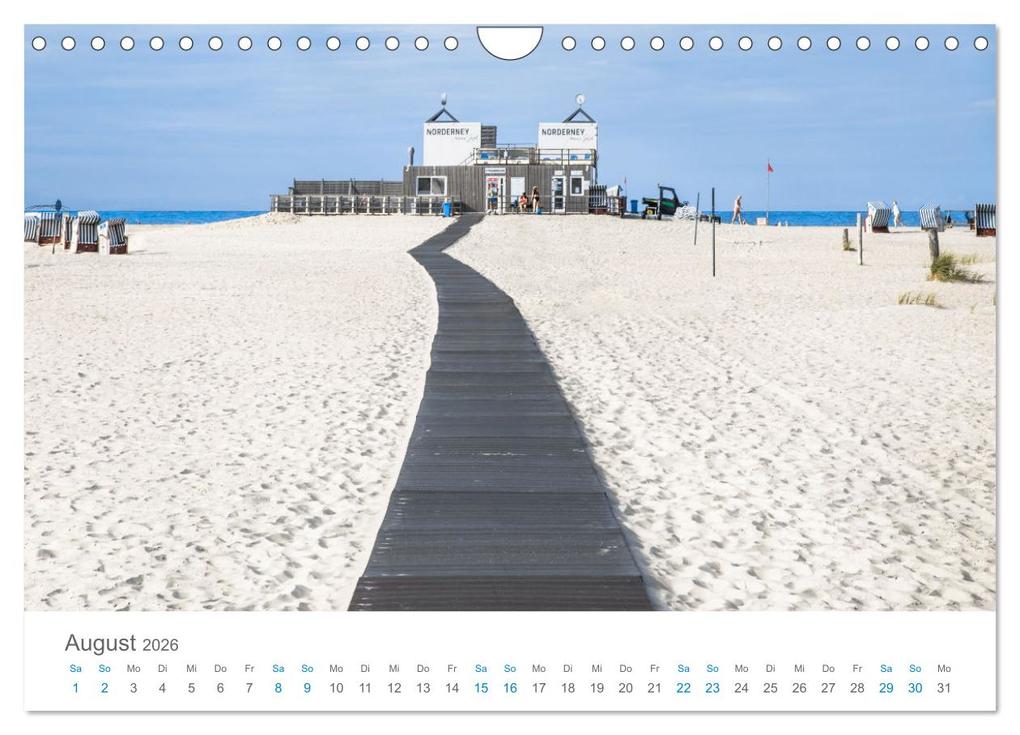 Weitere Ansicht: Norderney Sehnsuchtskalender (Wandkalender 2026 DIN A4 quer), CALVENDO Monatskalender | Dietmar Scherf, Calvendo