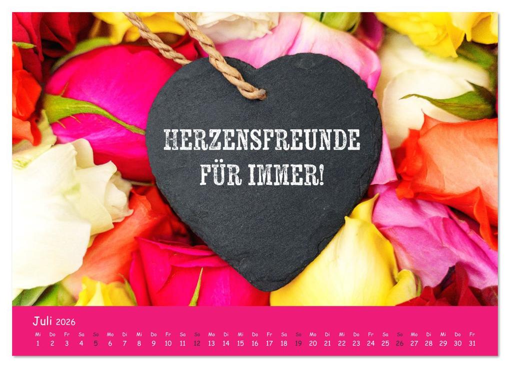 Weitere Ansicht: Momente im Jahr, die verbinden - Wunschkalender mit herzlichen Grüßen (Wandkalender 2026 DIN A4 quer), CALVENDO Monatskalender | Bihlmayer-Media Bihlmayer-Media, Calvendo, Bihlmayer-Media