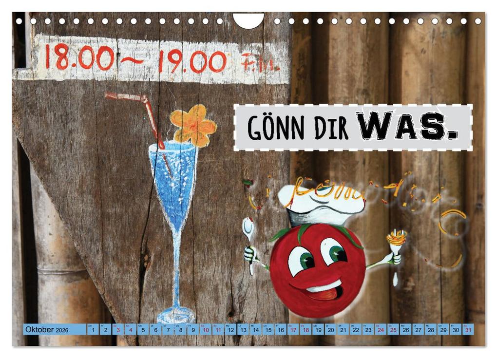 Weitere Ansicht: Enjoy your life - Genieße das Leben (Wandkalender 2026 DIN A4 quer), CALVENDO Monatskalender | Gabriele Gerner, Calvendo
