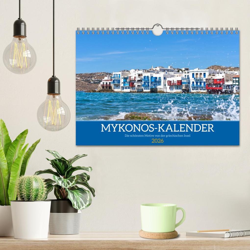 Weitere Ansicht: Griechenland - Mykonos Kalender (Wandkalender 2026 DIN A4 quer), CALVENDO Monatskalender | Michael Bihlmayer - Bihlmayer-MEDIA, Calvendo