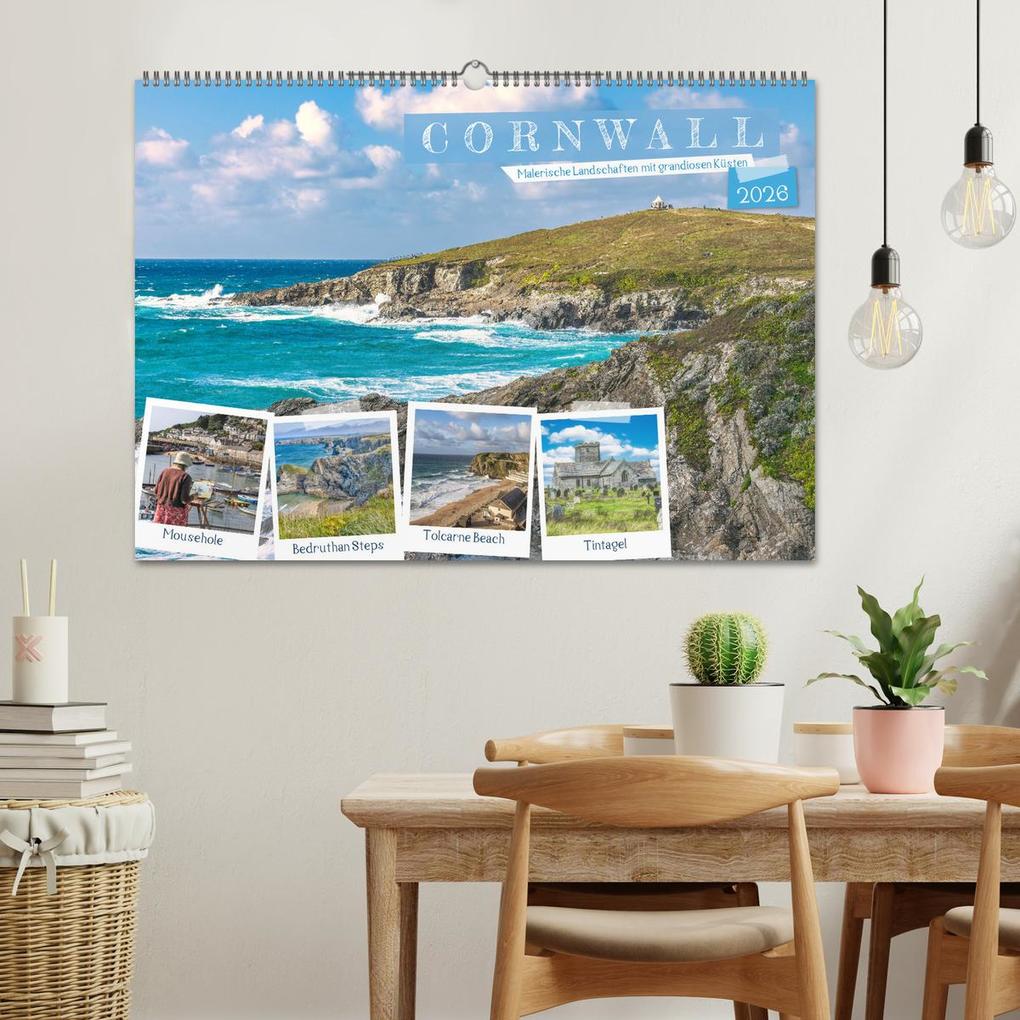 Weitere Ansicht: Cornwall - Malerische Landschaften mit grandiosen Küsten (Wandkalender 2026 DIN A2 quer), CALVENDO Monatskalender | Dieter Meyer, Calvendo