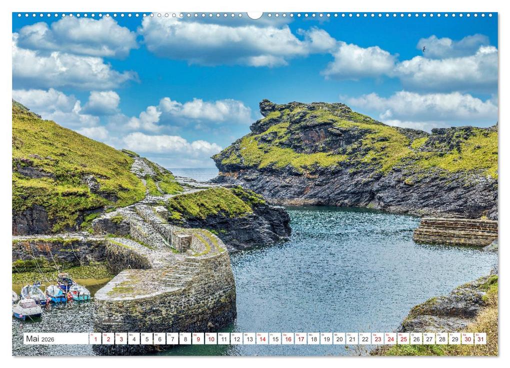 Weitere Ansicht: Cornwall - Malerische Landschaften mit grandiosen Küsten (Wandkalender 2026 DIN A2 quer), CALVENDO Monatskalender | Dieter Meyer, Calvendo