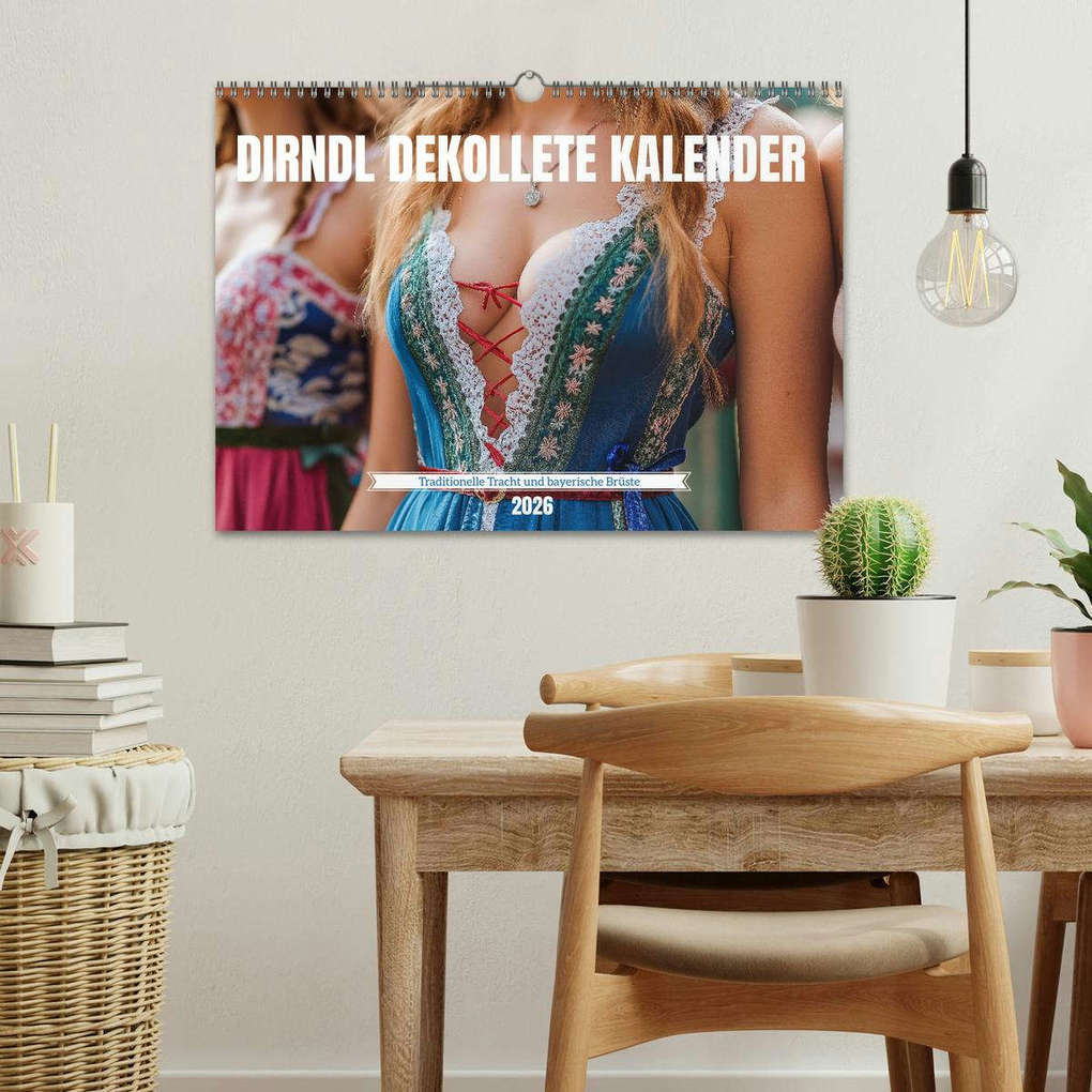 Weitere Ansicht: Dirndl Dekollete Kalender - Traditionelle Tracht und bayerische Brüste (Wandkalender 2026 DIN A3 quer), CALVENDO Monatskalender | MB Fotografie, Calvendo