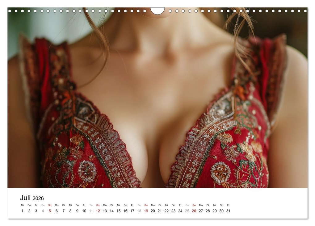 Weitere Ansicht: Dirndl Dekollete Kalender - Traditionelle Tracht und bayerische Brüste (Wandkalender 2026 DIN A3 quer), CALVENDO Monatskalender | MB Fotografie, Calvendo