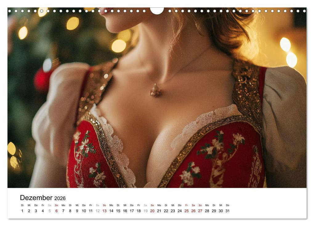 Weitere Ansicht: Dirndl Dekollete Kalender - Traditionelle Tracht und bayerische Brüste (Wandkalender 2026 DIN A3 quer), CALVENDO Monatskalender | MB Fotografie, Calvendo