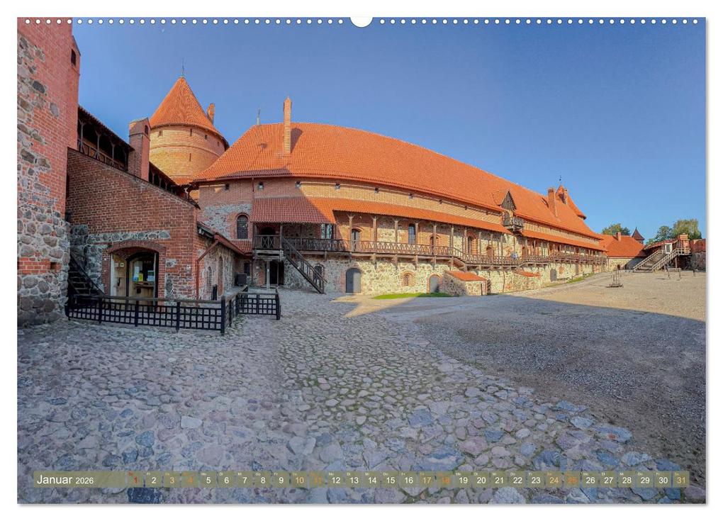 Weitere Ansicht: Tallinn-Riga-Vilnius-Memel, eine Traumreise durch das Baltikum. (Wandkalender 2026 DIN A2 quer), CALVENDO Monatskalender | Ulrich Männel, Calvendo