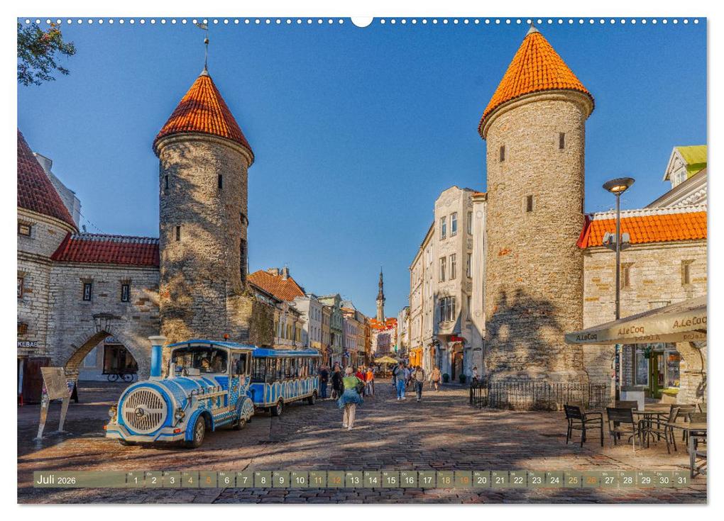 Weitere Ansicht: Tallinn-Riga-Vilnius-Memel, eine Traumreise durch das Baltikum. (Wandkalender 2026 DIN A2 quer), CALVENDO Monatskalender | Ulrich Männel, Calvendo