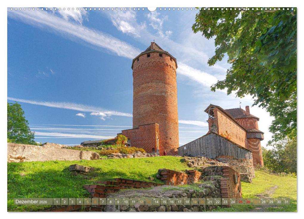 Weitere Ansicht: Tallinn-Riga-Vilnius-Memel, eine Traumreise durch das Baltikum. (Wandkalender 2026 DIN A2 quer), CALVENDO Monatskalender | Ulrich Männel, Calvendo