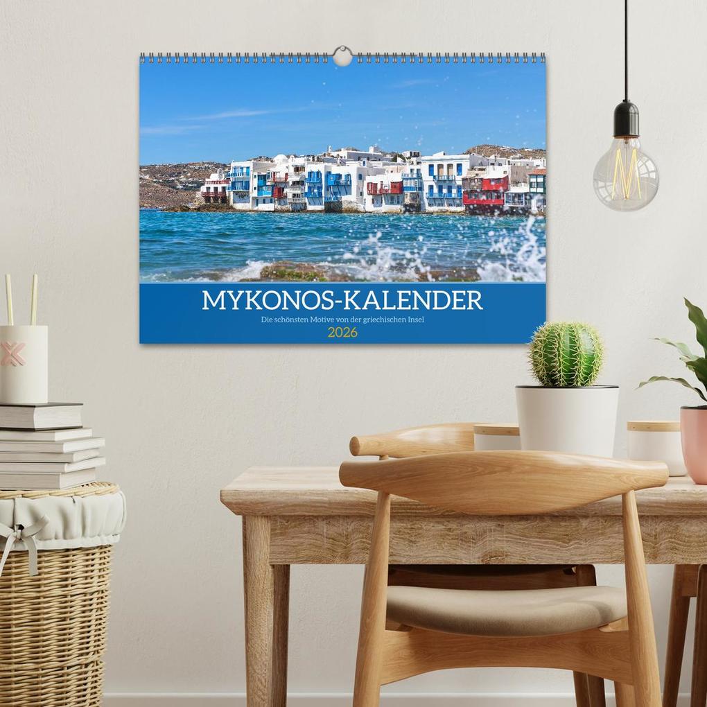 Weitere Ansicht: Griechenland - Mykonos Kalender (Wandkalender 2026 DIN A3 quer), CALVENDO Monatskalender | Michael Bihlmayer - Bihlmayer-MEDIA, Calvendo