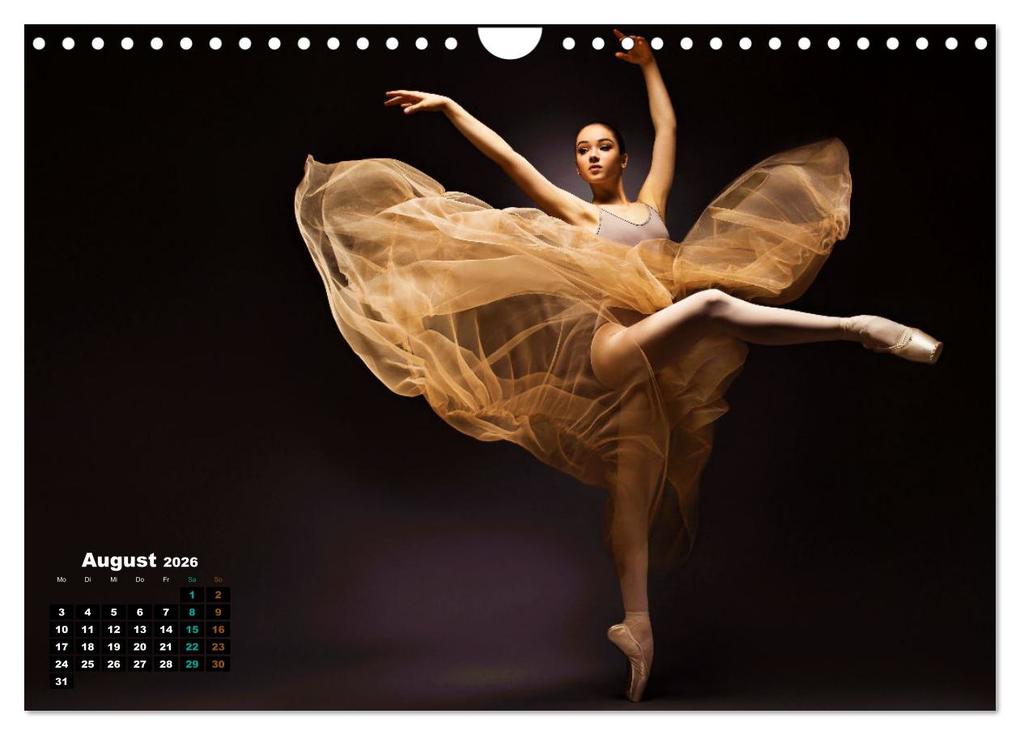 Weitere Ansicht: BALLETT - ein Hauch Magie (Wandkalender 2026 DIN A4 quer), CALVENDO Monatskalender | Susan Michel, Calvendo
