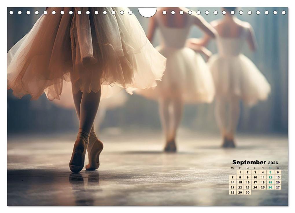 Weitere Ansicht: BALLETT - ein Hauch Magie (Wandkalender 2026 DIN A4 quer), CALVENDO Monatskalender | Susan Michel, Calvendo