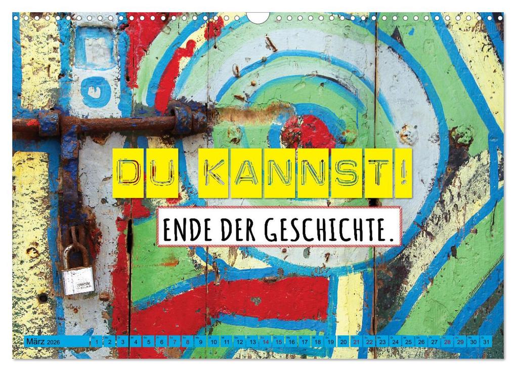 Weitere Ansicht: Erfolg hat 3 Buchstaben TUN (Wandkalender 2026 DIN A3 quer), CALVENDO Monatskalender | Gabriele Gerner, Calvendo