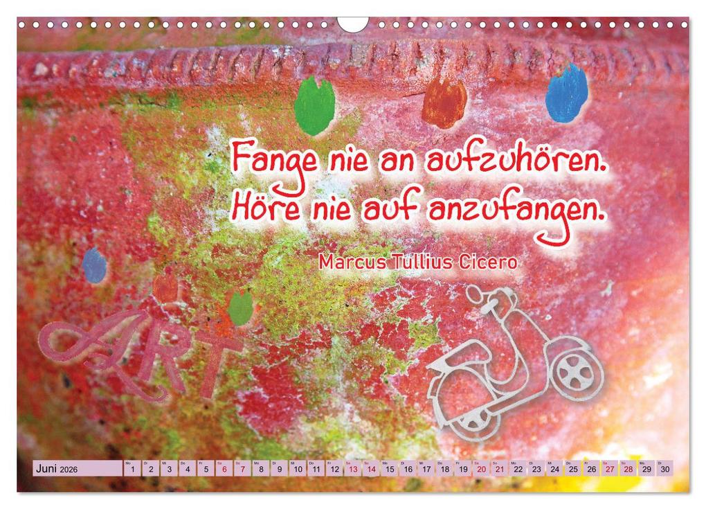 Weitere Ansicht: Erfolg hat 3 Buchstaben TUN (Wandkalender 2026 DIN A3 quer), CALVENDO Monatskalender | Gabriele Gerner, Calvendo
