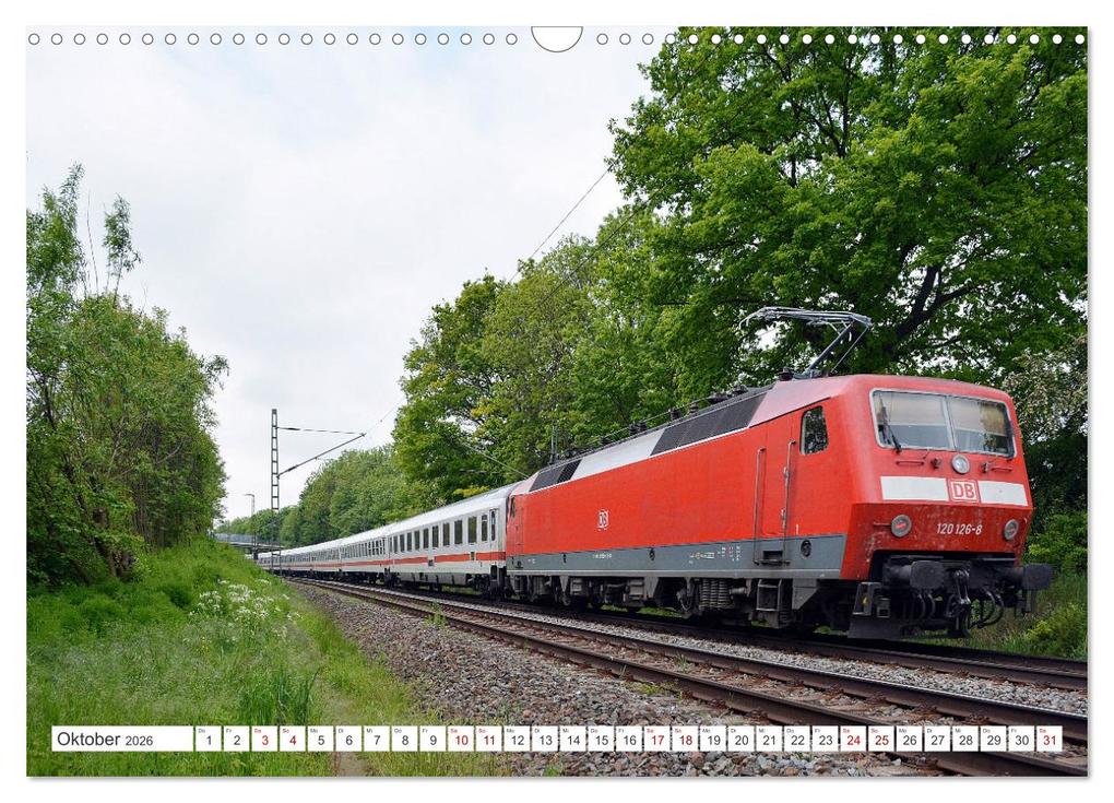 Weitere Ansicht: Die Baureihe 120 der Deutschen Bahn (Wandkalender 2026 DIN A3 quer), CALVENDO Monatskalender | Calvendo, Wolfgang Gerstner