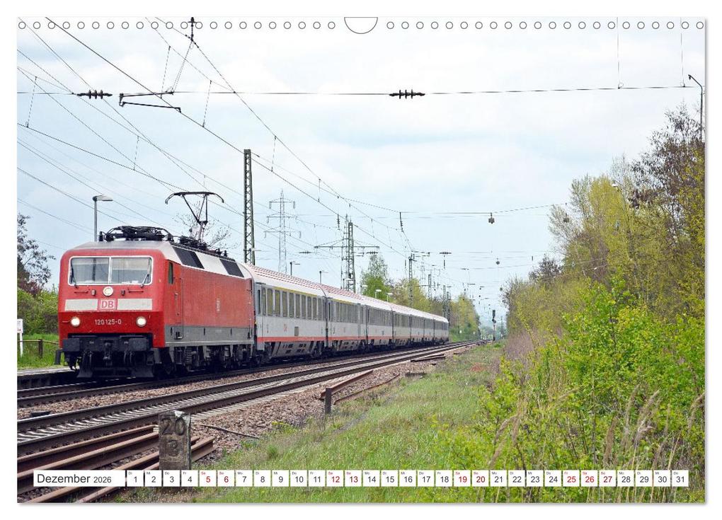 Weitere Ansicht: Die Baureihe 120 der Deutschen Bahn (Wandkalender 2026 DIN A3 quer), CALVENDO Monatskalender | Calvendo, Wolfgang Gerstner