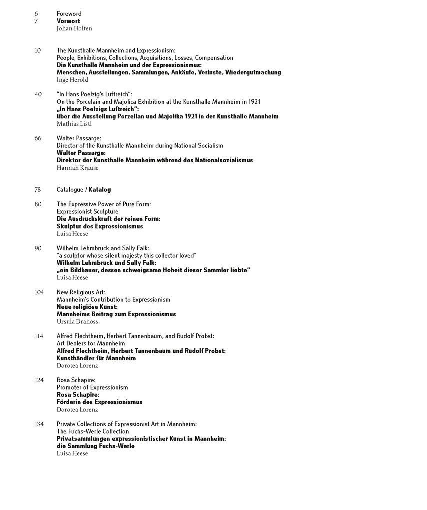 Weitere Ansicht: Kirchner, Lehmbruck, Nolde