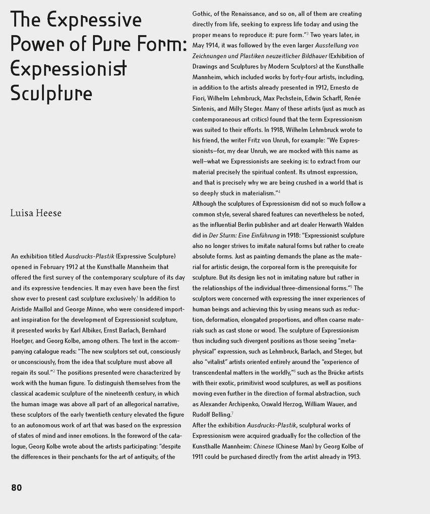 Weitere Ansicht: Kirchner, Lehmbruck, Nolde