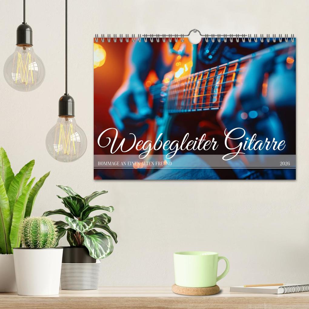 Weitere Ansicht: Wegbegleiter Gitarre (Wandkalender 2026 DIN A4 quer), CALVENDO Monatskalender | Kerstin Waurick, Calvendo