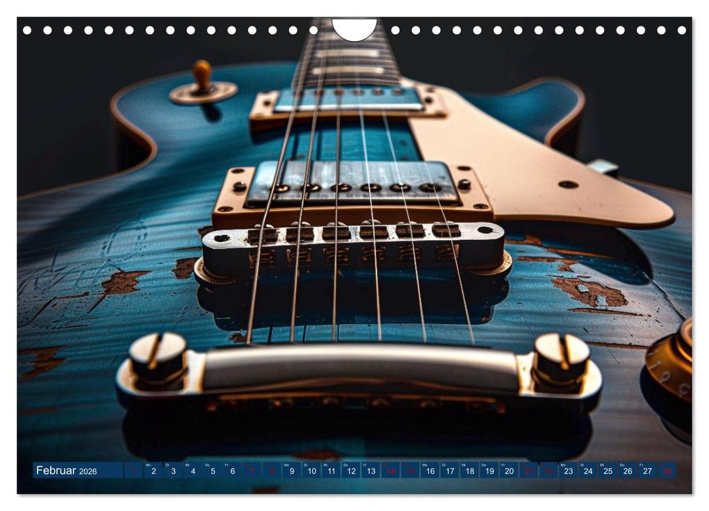 Weitere Ansicht: Wegbegleiter Gitarre (Wandkalender 2026 DIN A4 quer), CALVENDO Monatskalender | Kerstin Waurick, Calvendo
